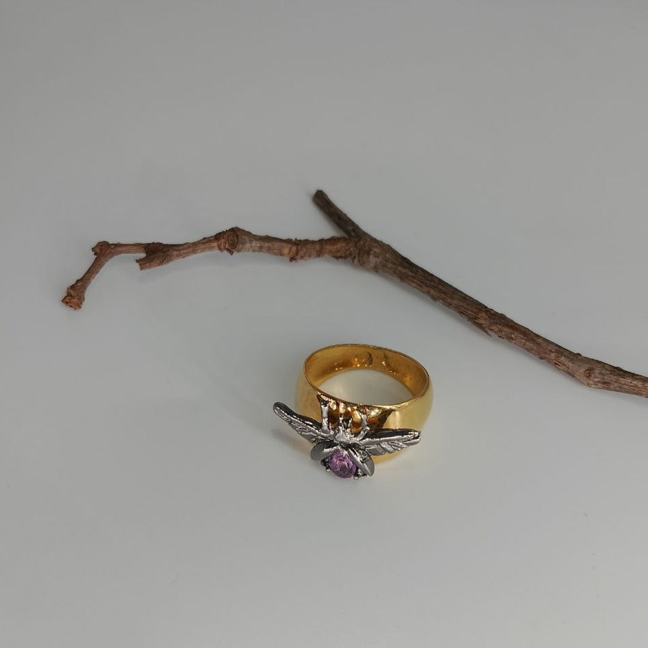 One-of-a-Kind Size 7 Beetle Ring