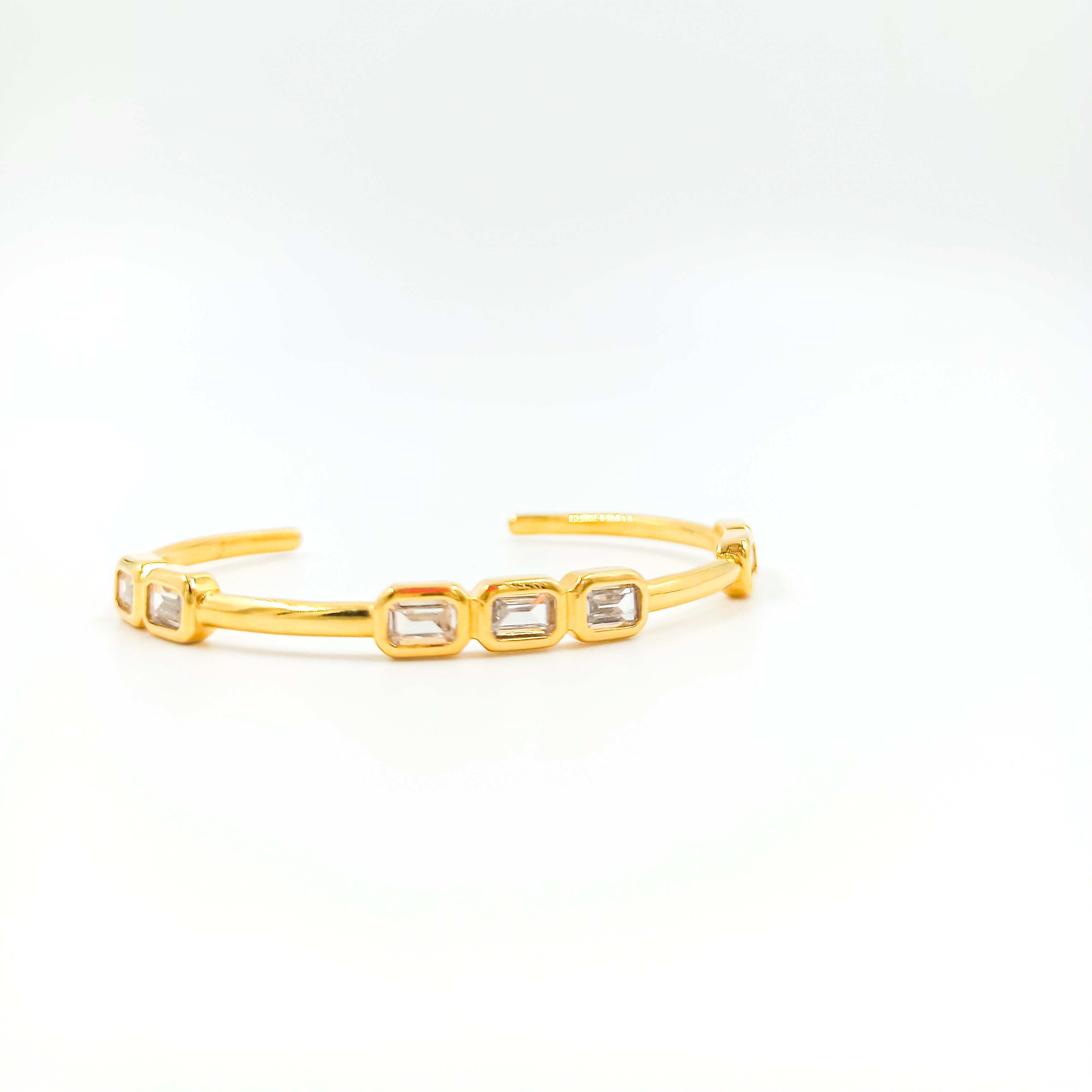 Friendship Chain Sparkling Zirconia Bracelet