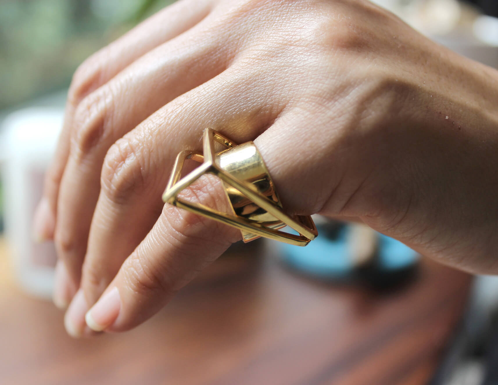 Geometric Ring Style Geometric II Ring – azureandhappymode