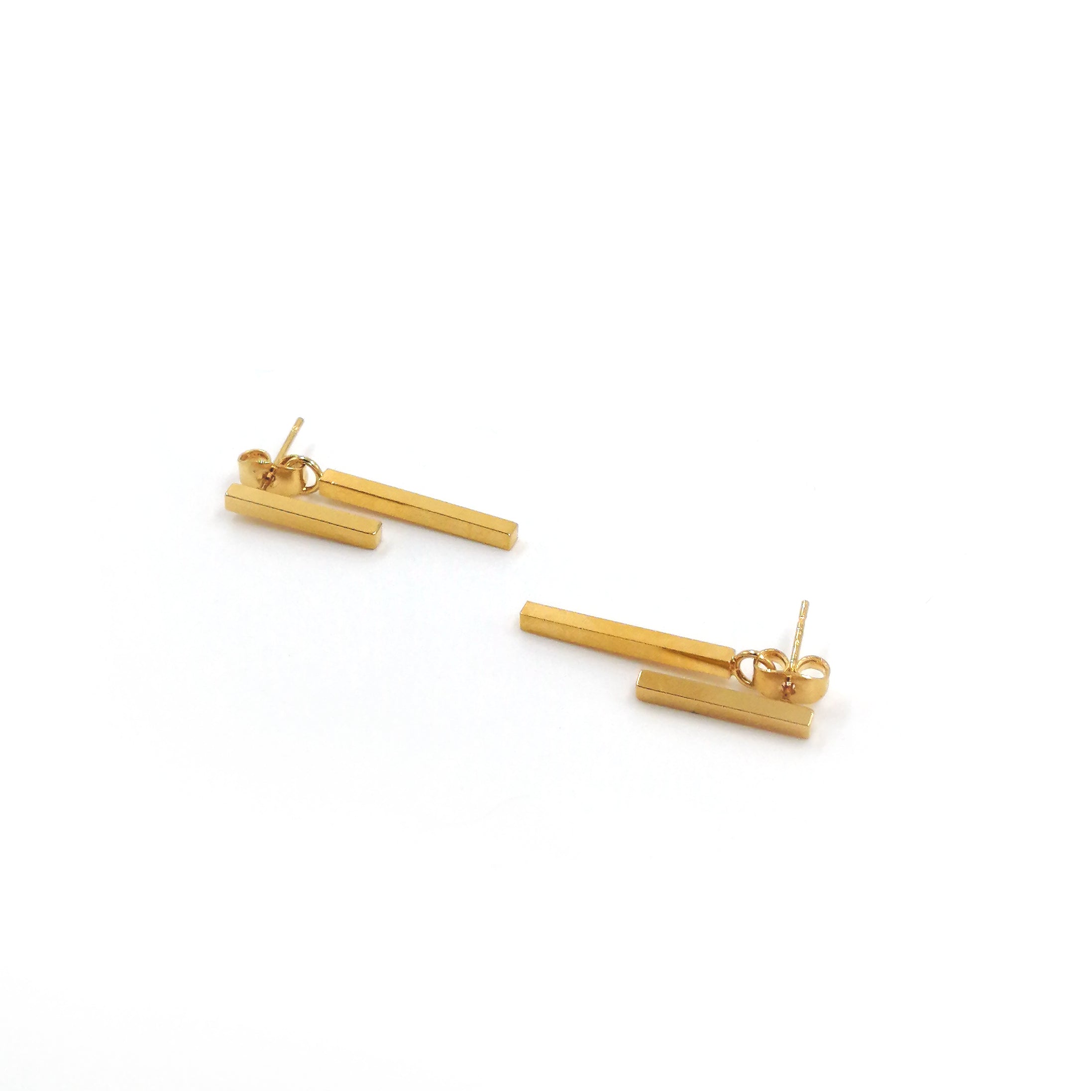 Double bar earrings